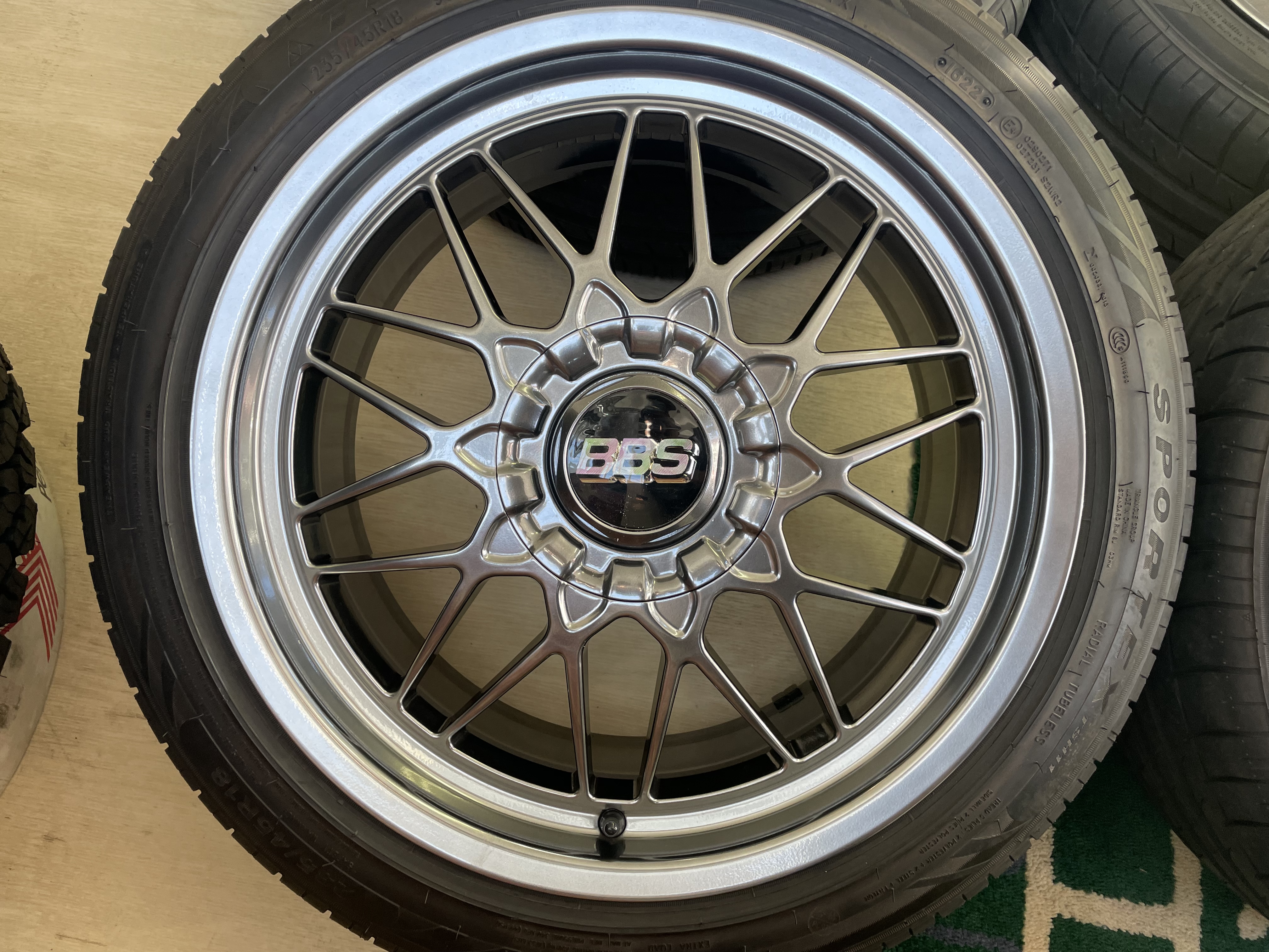 BBS RGⅡ☆18インチ☆235/45R18付き☆マークX、アルファードなど | www