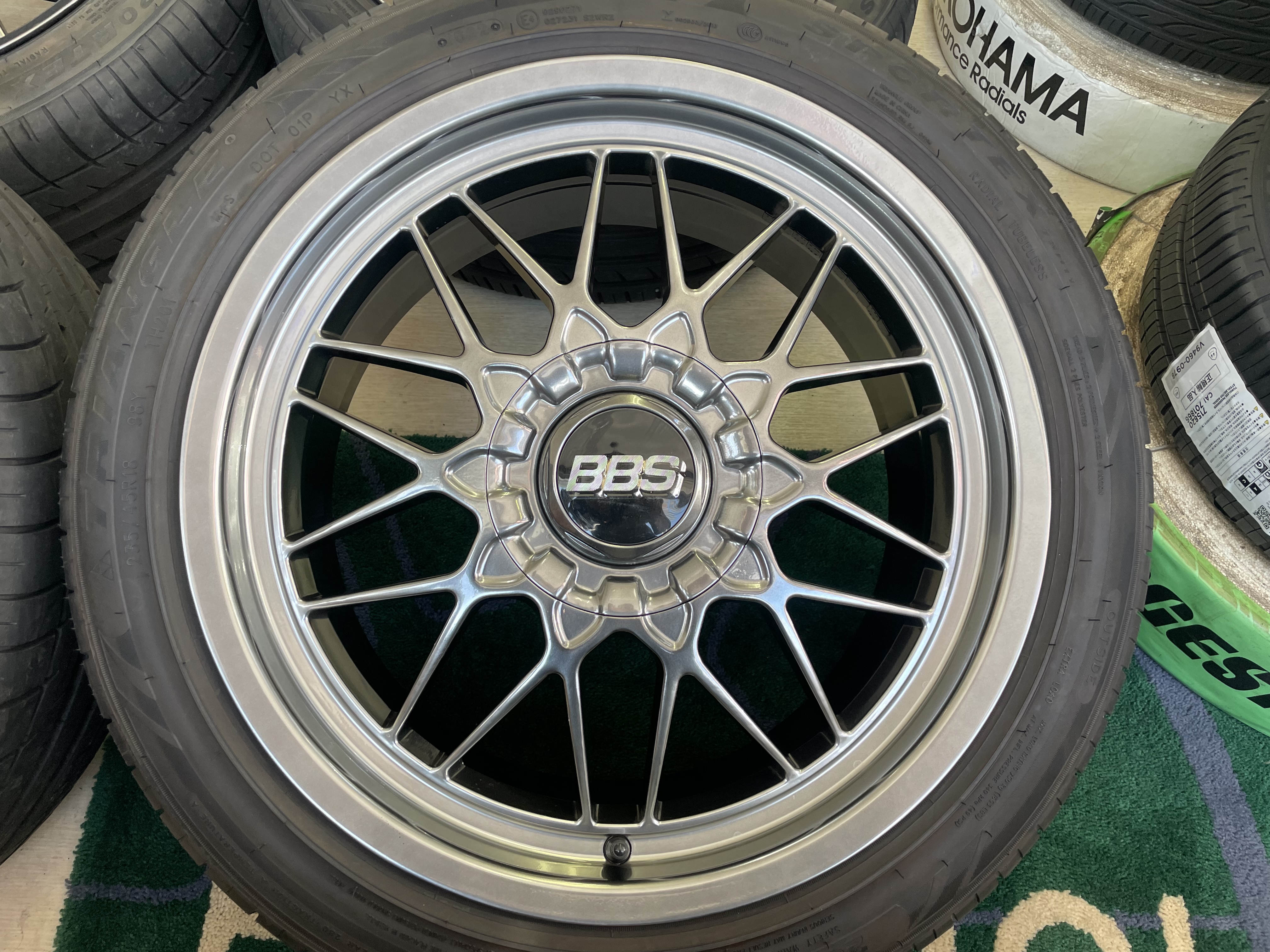 BBS RGⅡ☆18インチ☆235/45R18付き☆マークX、アルファードなど | www