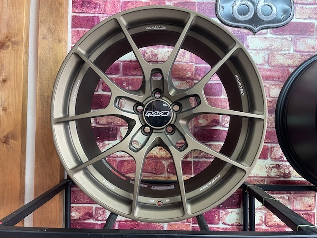 FT86 BRZに！在庫有！鍛造！RAYS VOLK RACING G025 18インチ 8.5J +44 PCD100-5H 新品ホイール4本SET！特注カラーブロンズ ボルク FORGED