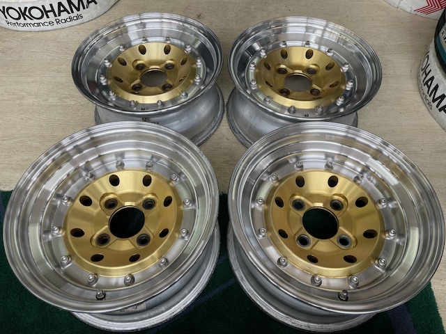 希少！軽量！旧車用！Weds FURALCO RACING FORG 14インチ 6.5J +15、7J -5、PCD114.3-4H ハブ径 約74ｍｍ 前後違い ハコスカ ケンメリ