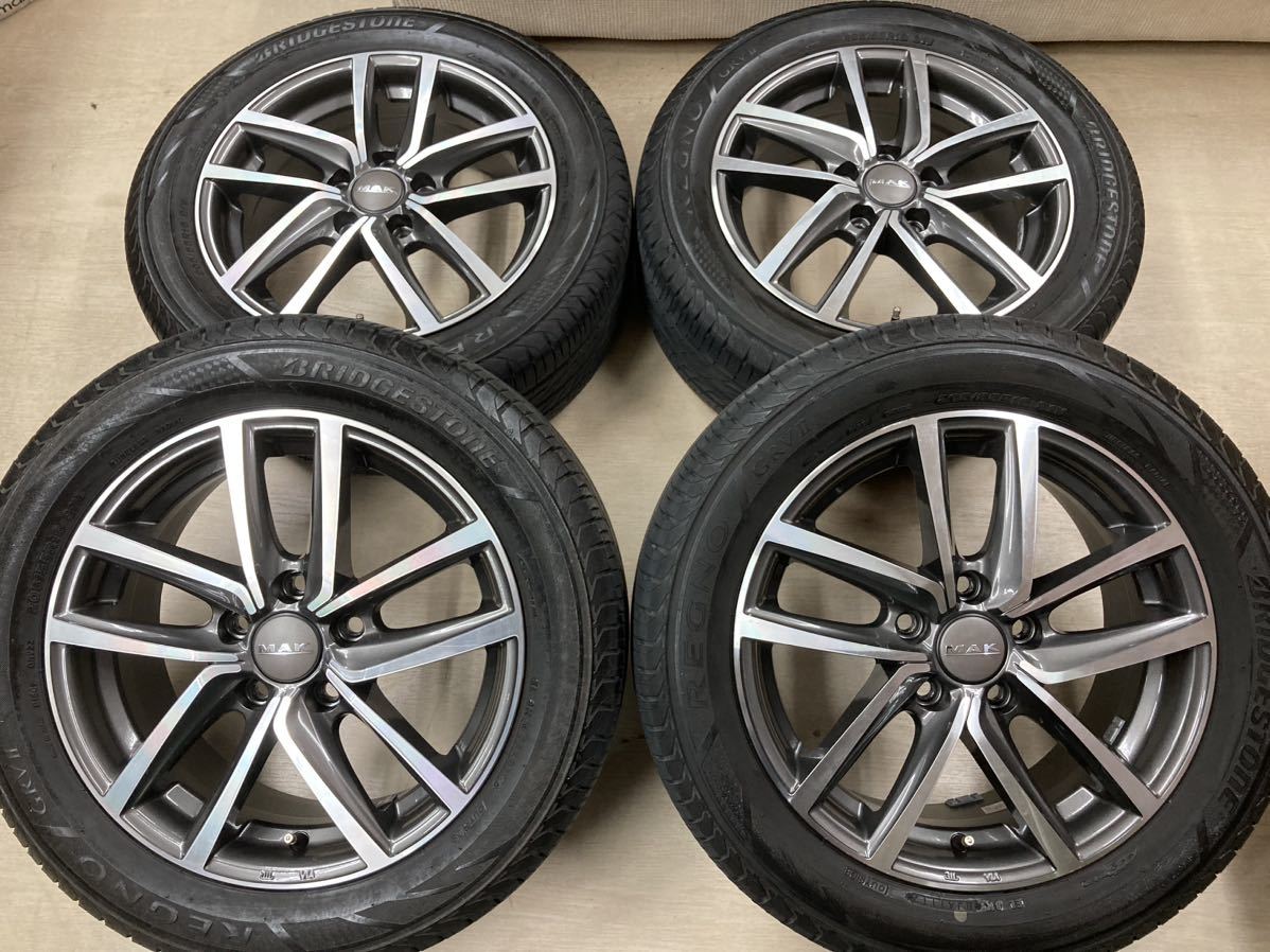 MAK 6.5J 16インチ IS46(オフセット+46) PCD112-5H◆ゴルフ トゥーラン ゴルフ6、ゴルフ7、アウディA3など 車検用・イメチェンに!!